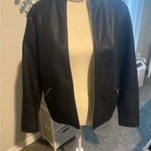 Torrid Black Faux Leather Jacket